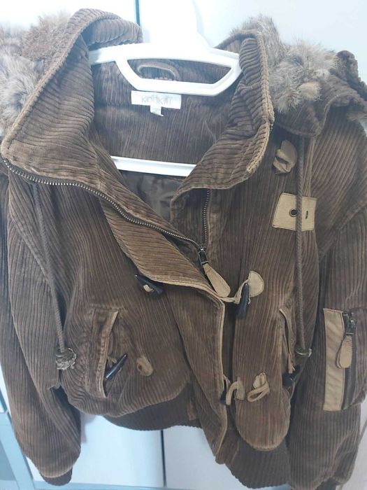 Еко кожа Яке цвят черен