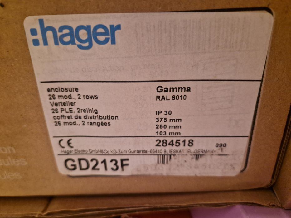 Tablou electric Hager.