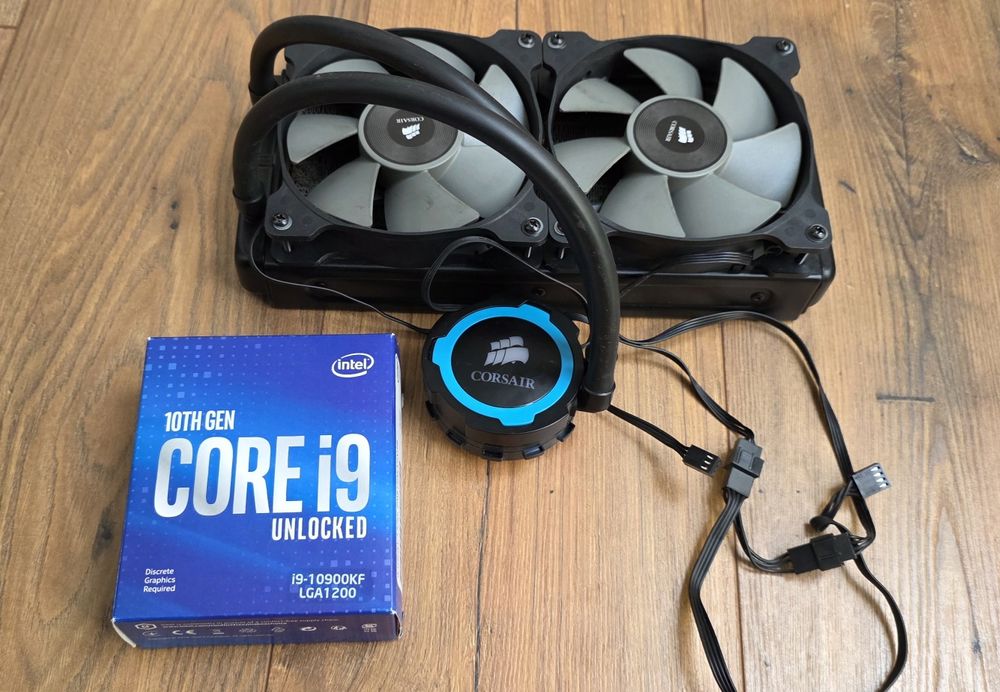 Procesor I9 10900kf si cooler Corsair