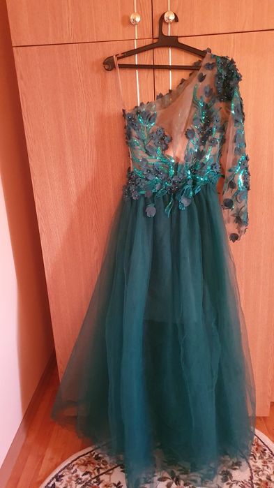 Rochie verde smarald