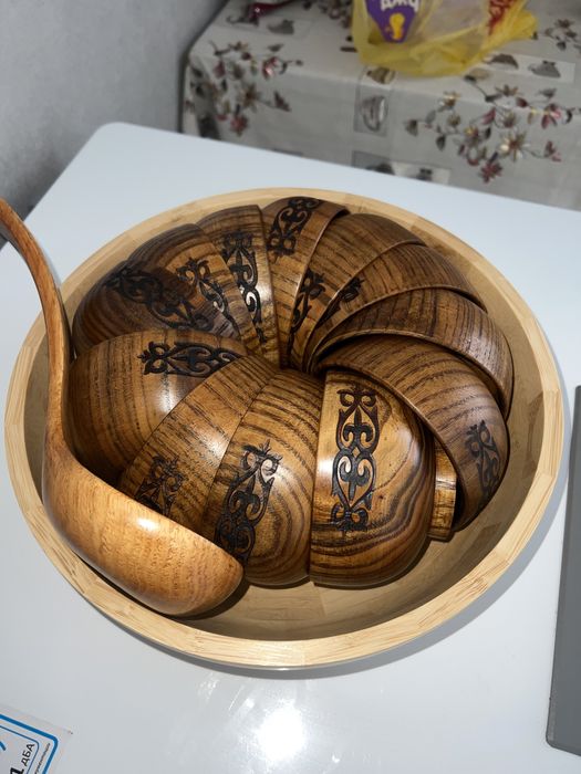 Набор для кумыса. Сорпага арналган набор.