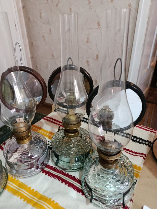 Стари газени лампи - 4 броя