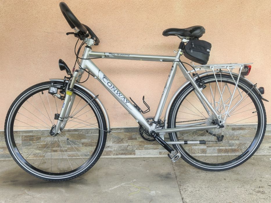 КАТО НОВ!! KONWAY ALU-TRKKING Алуминиев Велосипед Колело 28цола 27 ск.