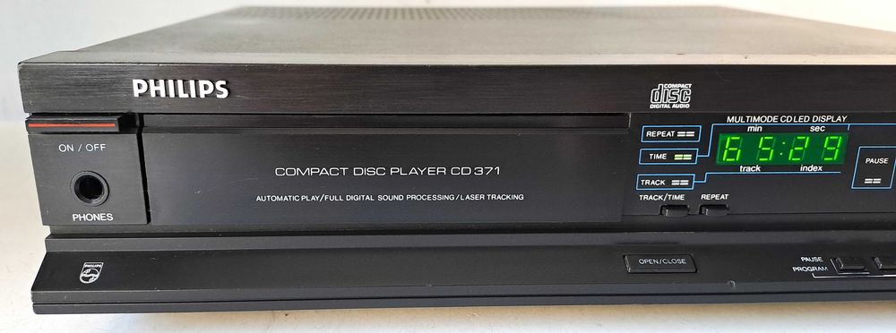 Philips CD 371 – Belgium – TDA 1541A Ultra-Muzical - CDM-2 CD Player