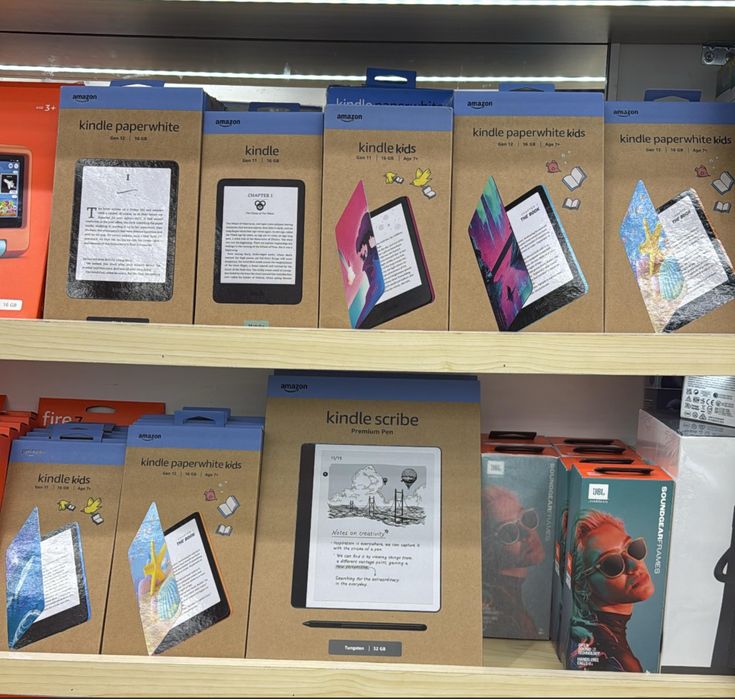 Электронные книги Amazon kindle в ассортименте