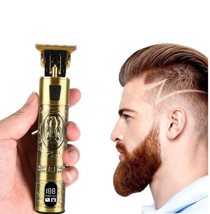 Aparat de tuns conturare Trimmer Hair Clippers incarcare USB afisaj