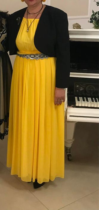 Rochie superbă  galbenă