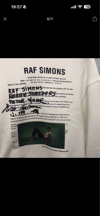 Худи Raf Simons архивчик