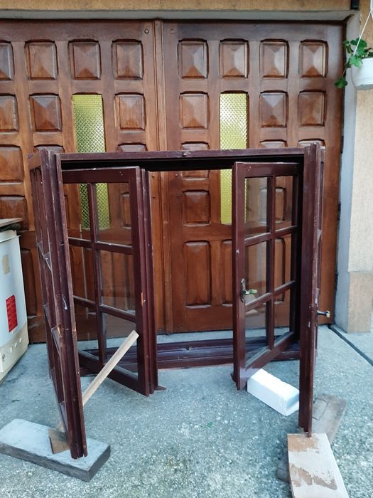 Ferestre lemn masiv stejar