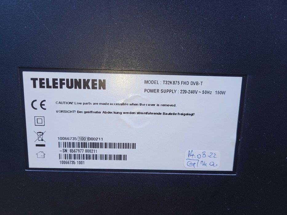 Televizor 80 cm Diagonala TV Telefunken