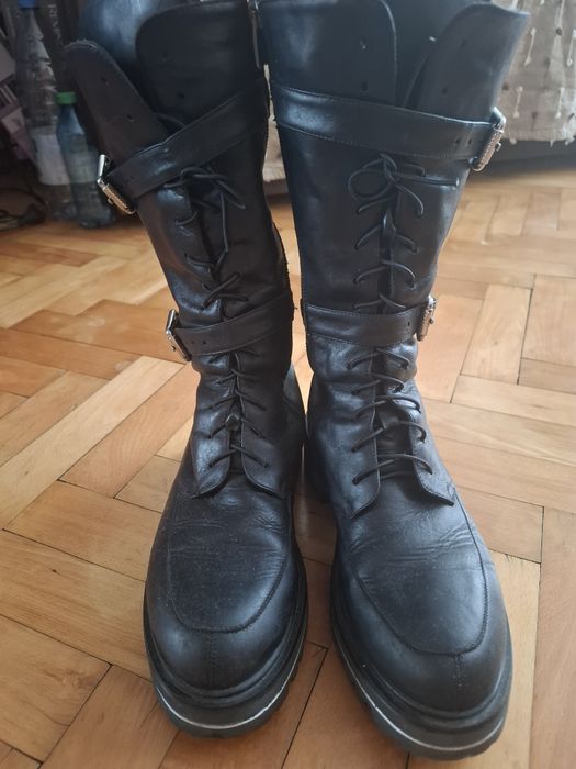 Bocanci de piele naturală