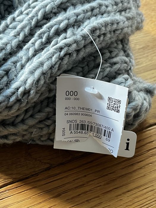 Fular circular gros c&a nou gri