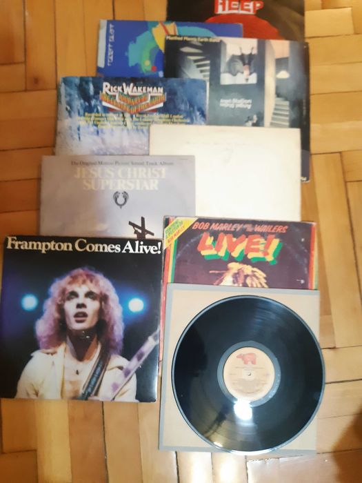 Peter Frampton, Robert Plant, Jethro Tull, Uriah Heep- 9viniluri rock