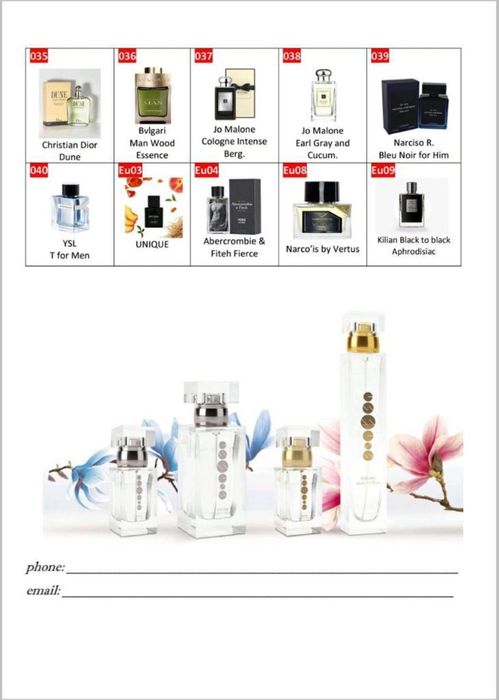 Духи Essens, 50 мл производство Европа