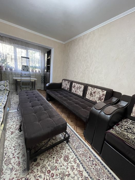 Диван 3 в 1 коричневый