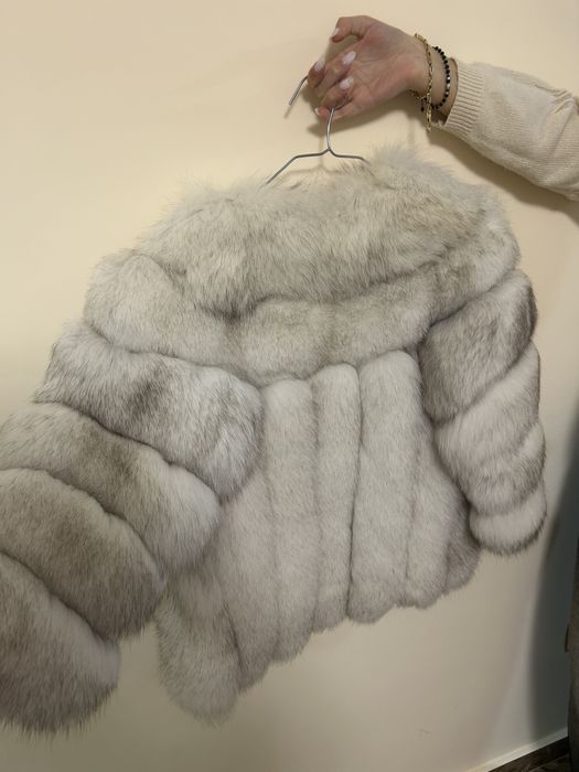 Blana naturala white fox