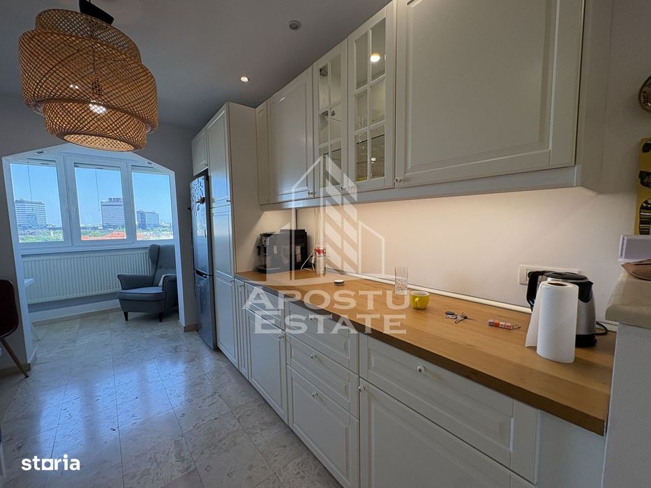 Apartament 3 camere 2 bai, etaj intermediar langa Punctele Cardinale