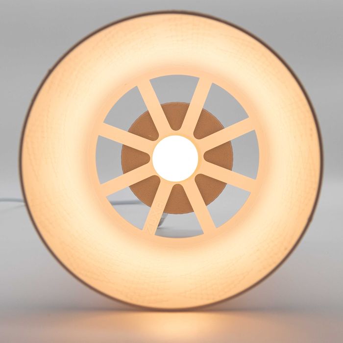 Lampa moderna, printata 3D, model traditional romanesc – Design unic