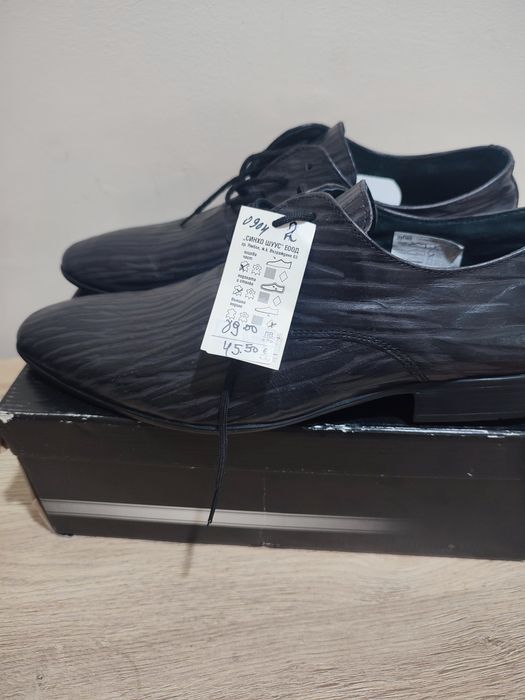 Мъжки български обувки, естествена кожа ,нови номер 45