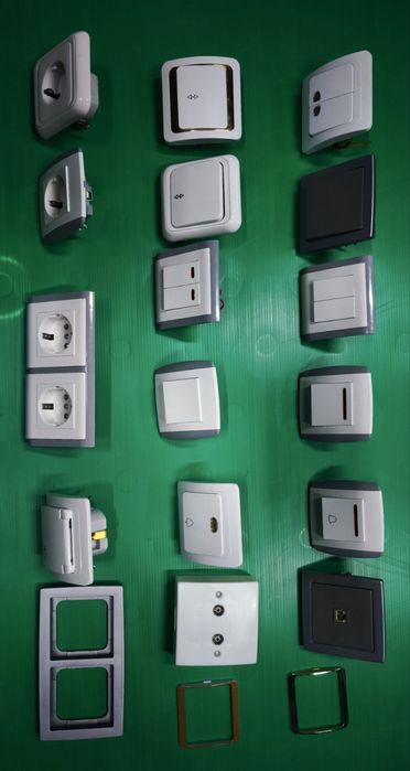 Електрически ключове и контакти – нови (различни модели и серии)