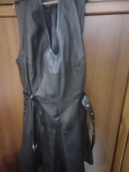 Курточки и сарафан, кожанные