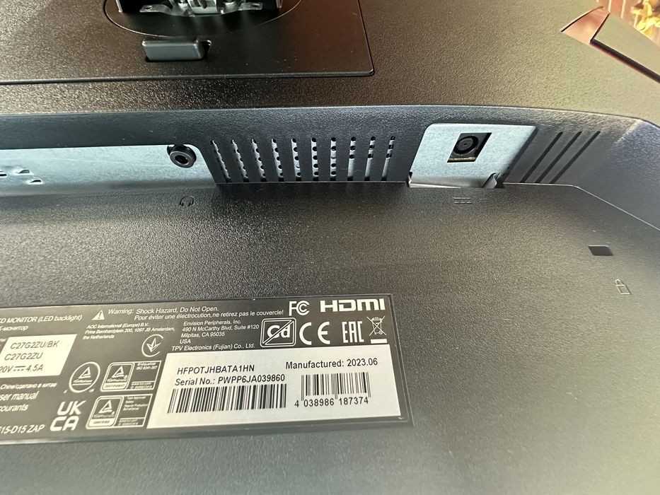 Монитор AOC 27” C27G2ZU/BK за части