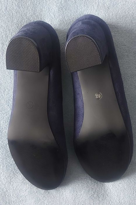 Pantofi smart-casual cu toc mediu