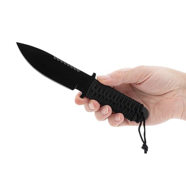 Cutit tactic de vanatoare, Arrow Knife, paracord, 19 cm