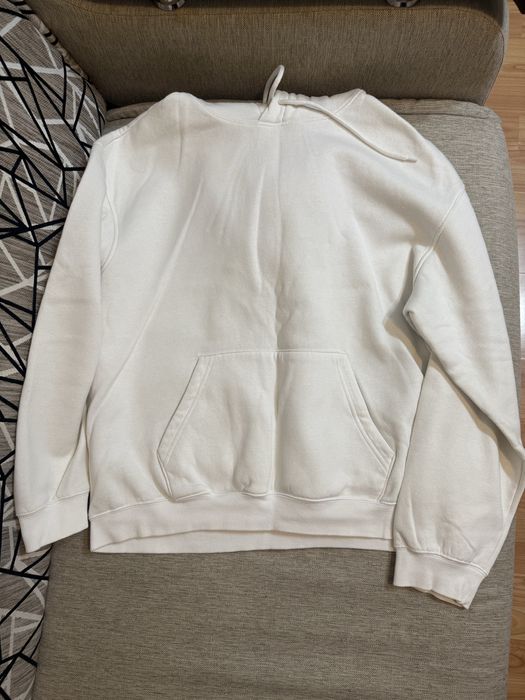 Hanorac alb H&M cu glugă, mărimea XL, custom made cu motive cu ochi