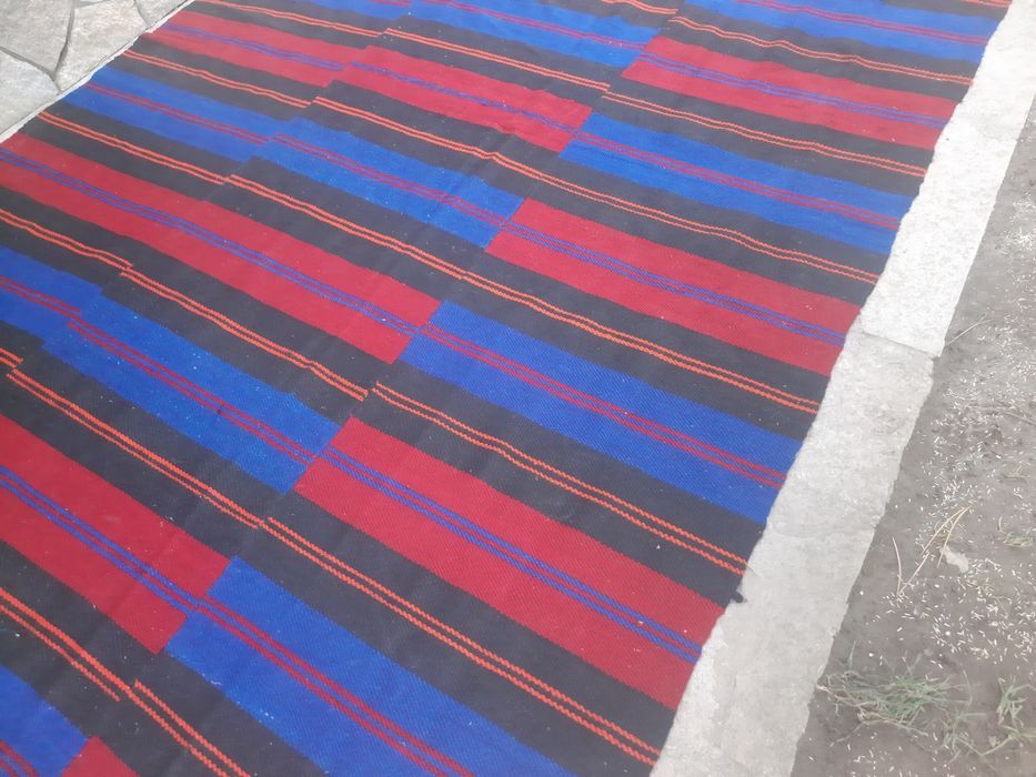 голяма родопска вълнена черга от миналия век НОВА!!