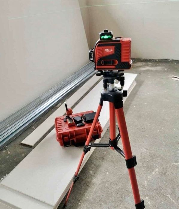 Акумулаторен Лазерен Нивелир 4Д и 3Д