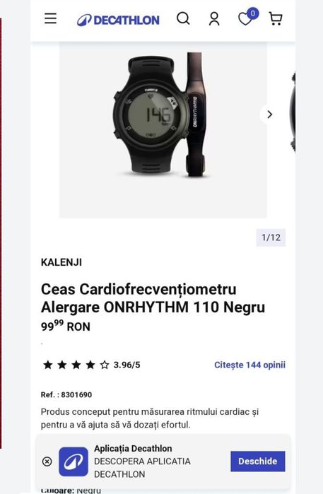Ceas cardio Kalenji ONRHYTHM