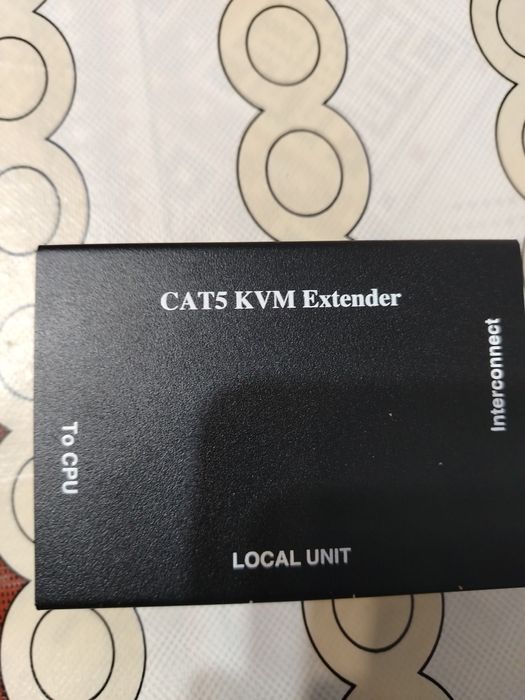 CAT5 KVM Extender remote și local