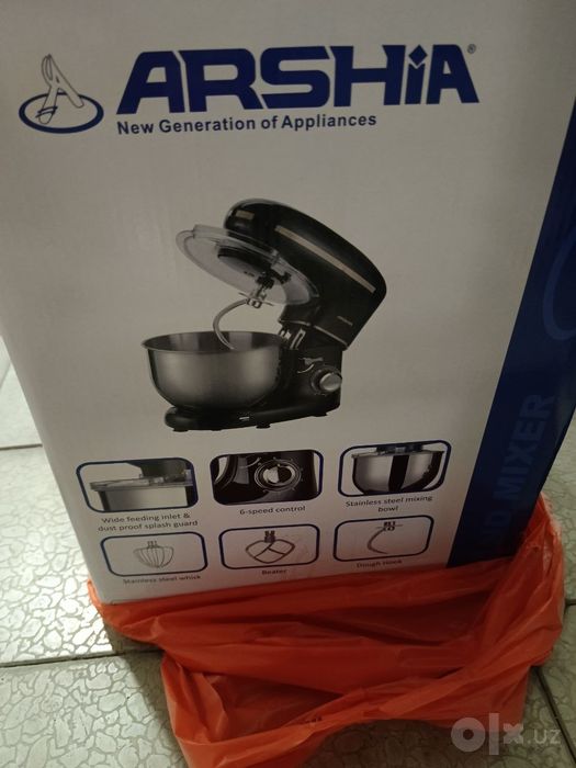 Arshia Powerful Stand Mixer 1400W va Arshia 5-Speed Hand Mixer 600W