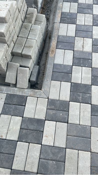 Укладка брусчатки