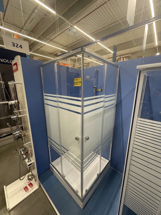 Cabină de duș cu cădiță 90x90x200 NOUĂ