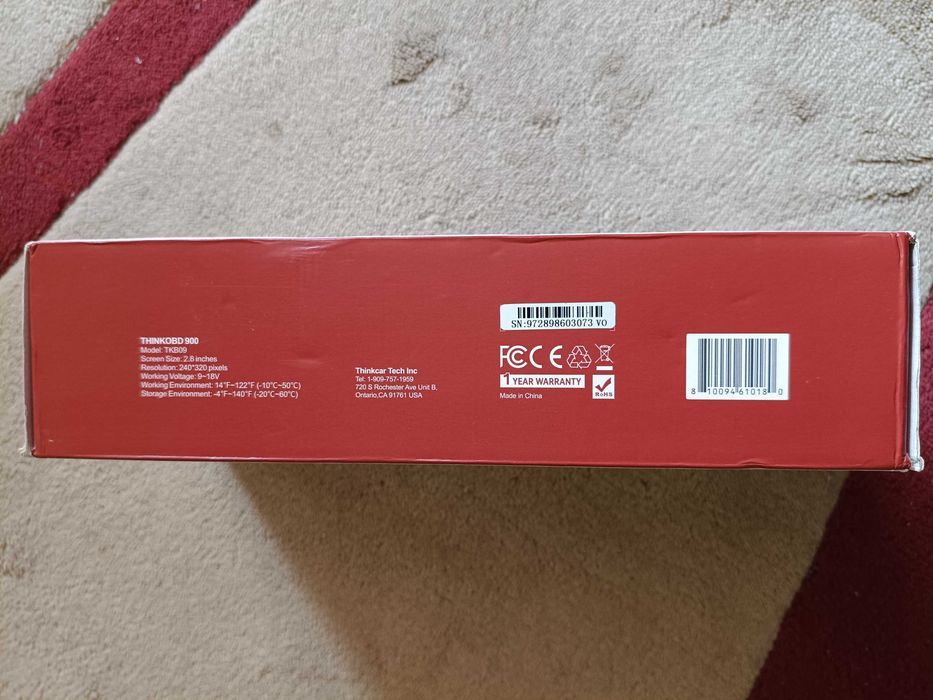 THINKOBD 900 - Tester Avansat Diagnoză Auto Full OBD2 - NOU / SIGILAT
