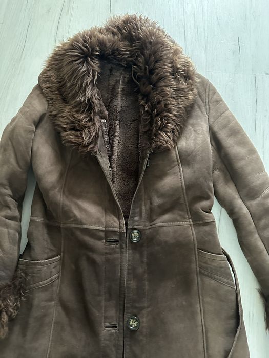 Дамски агнешки  кожух