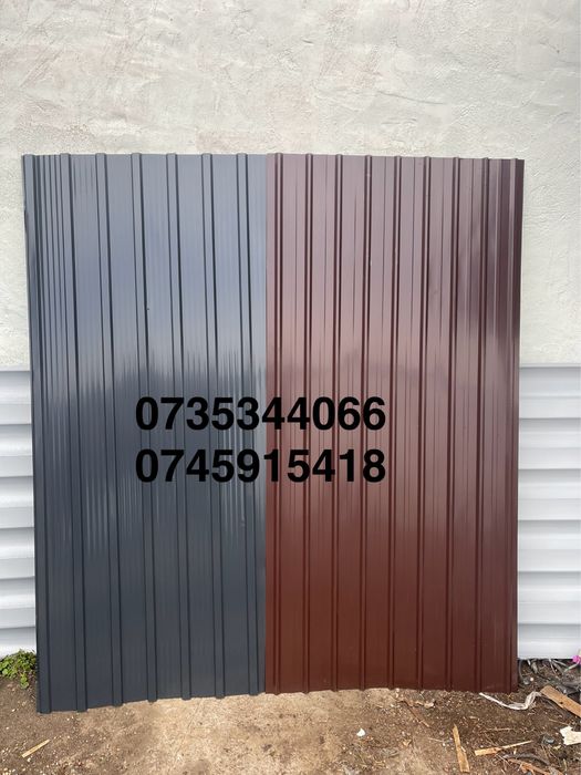 Tablă cutată colorata