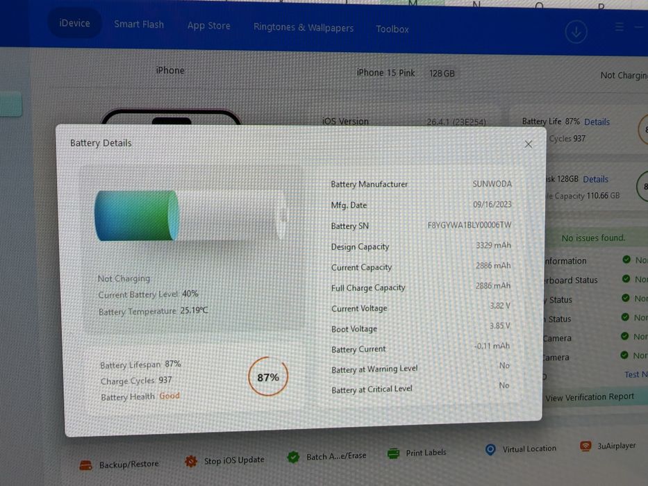 iPhone 15 Pink - Ideal pentru Piese