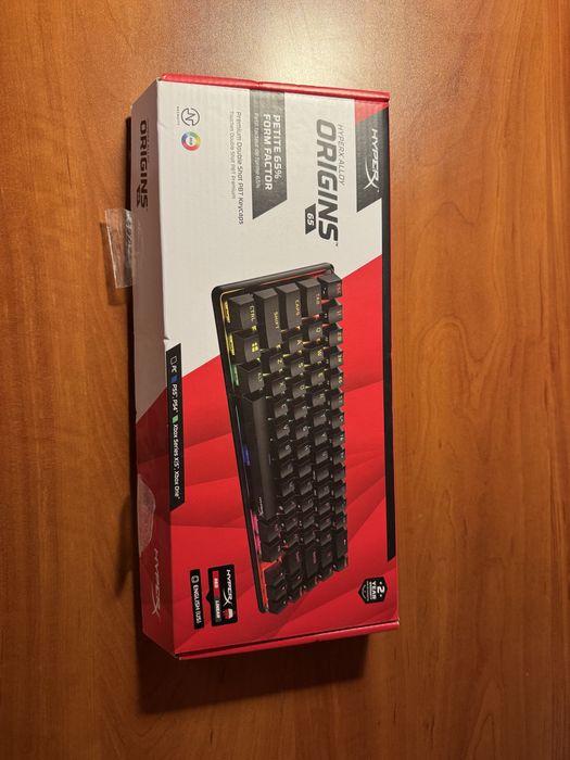 Tastatura mecanica | HyperX Alloy Origins 65 | Red switches