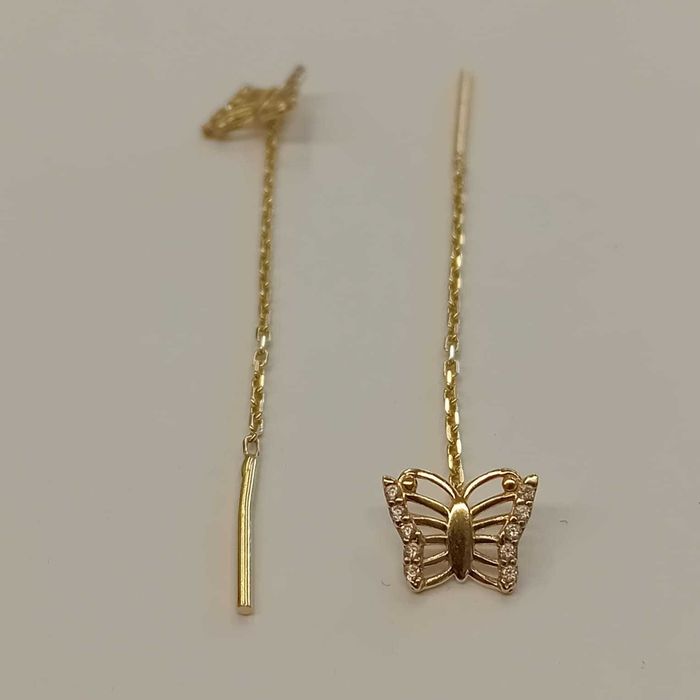 Cercei aur 14k (ag49 Esplanada b.7687) Garantie 2 Ani