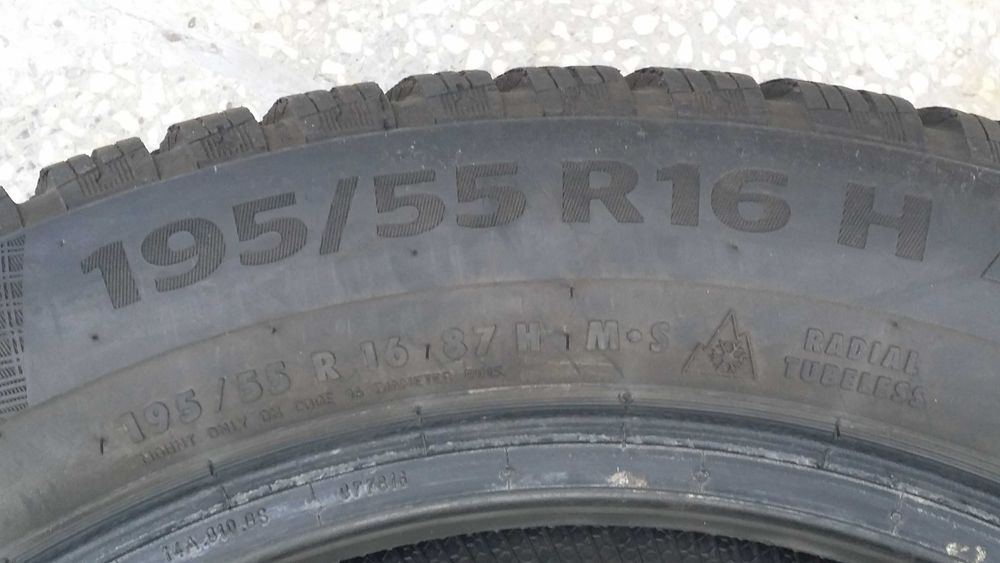 Нова зимна гума CONTINENTAL WinterContact TS 860 195/55 R16 87H