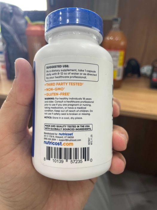 Nutricost Vitamin B Complex 462mg (120 caps)