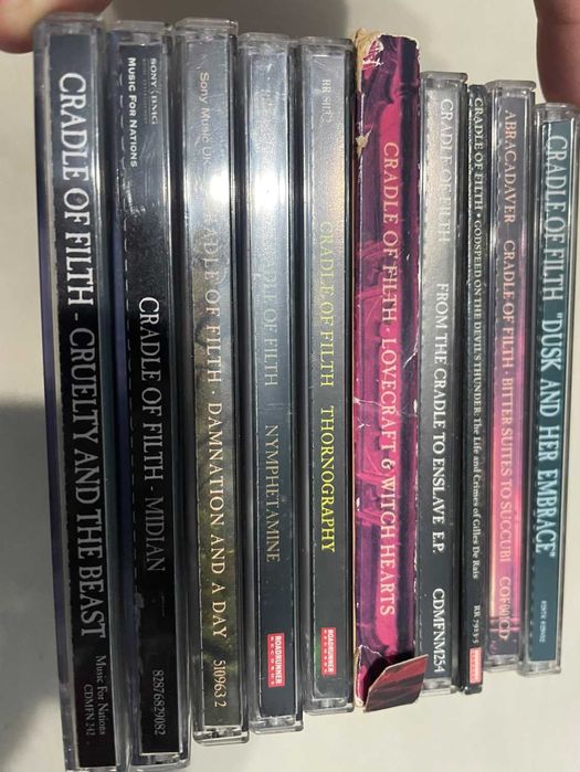 Colectie 10 cd-uri CRADLE OF FILTH