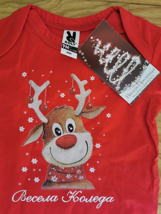 Коледно боди 74 размер