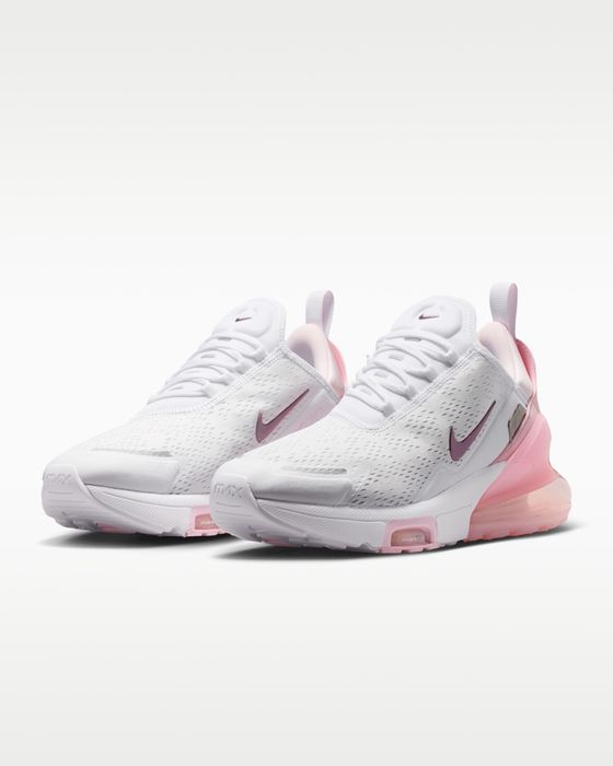Нови дамски маратонки Nike Air Max 270 Premium White/Pink Foam
