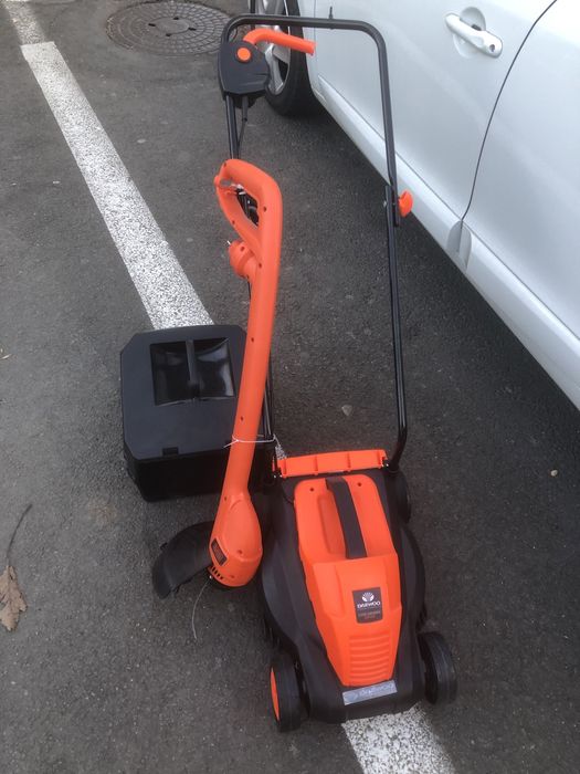 Masina de tuns iarba electric + trimmer electric