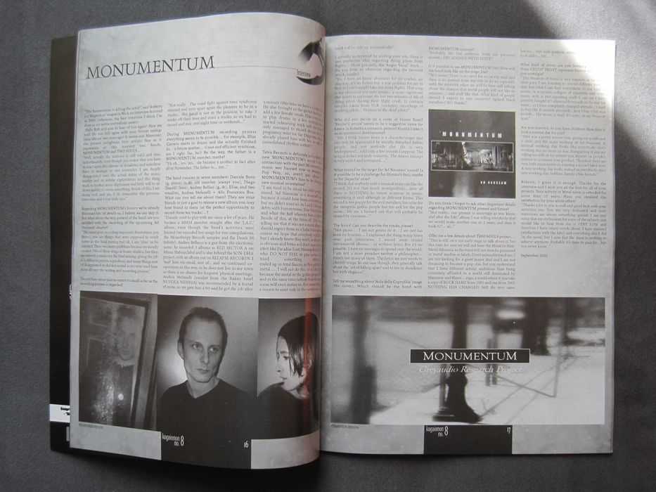 Revistă Kogaionon, nr. 8 (fanzine, metal, English)