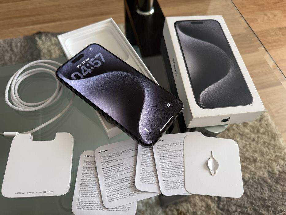 IPhone 15 Pro Max Black Fullbox 256Gb